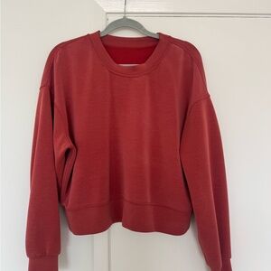 lululemon athletica Red Sweatshirt